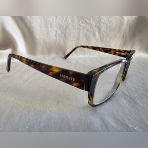 Lacoste LA1204T Tortoiseshell Rectangular Glasses -3.50 Rx